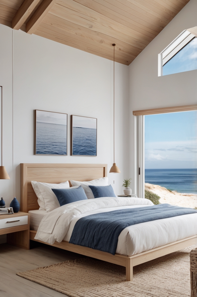 Modern Coastal Bedroom Ideas with Minimalist Vibes