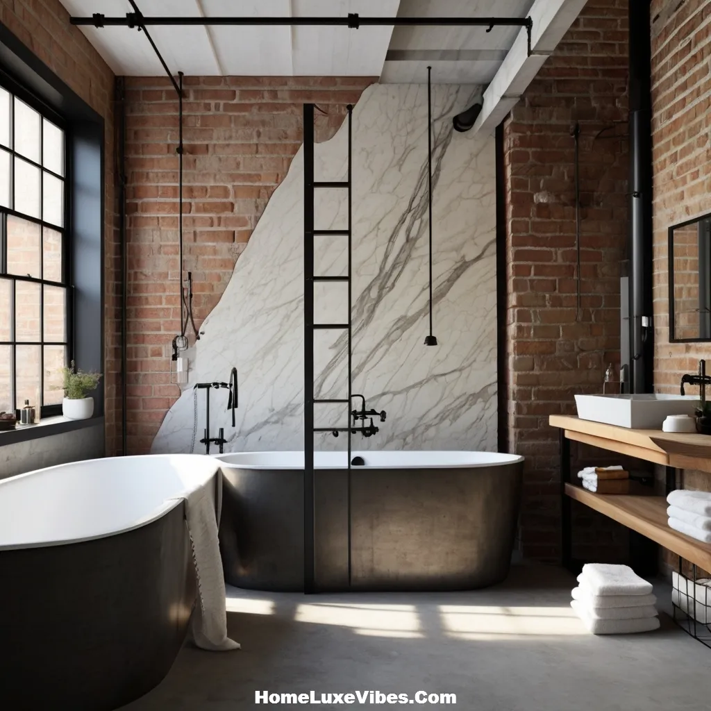 Modern Meets Industrial Bathroom Design result Modern Meets Industrial Bathroom Design