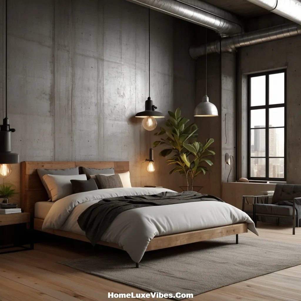 Modern Meets Industrial Bedroom – Loft Inspired Urban Design result Modern Meets Industrial Bedroom – Loft-Inspired Urban Design