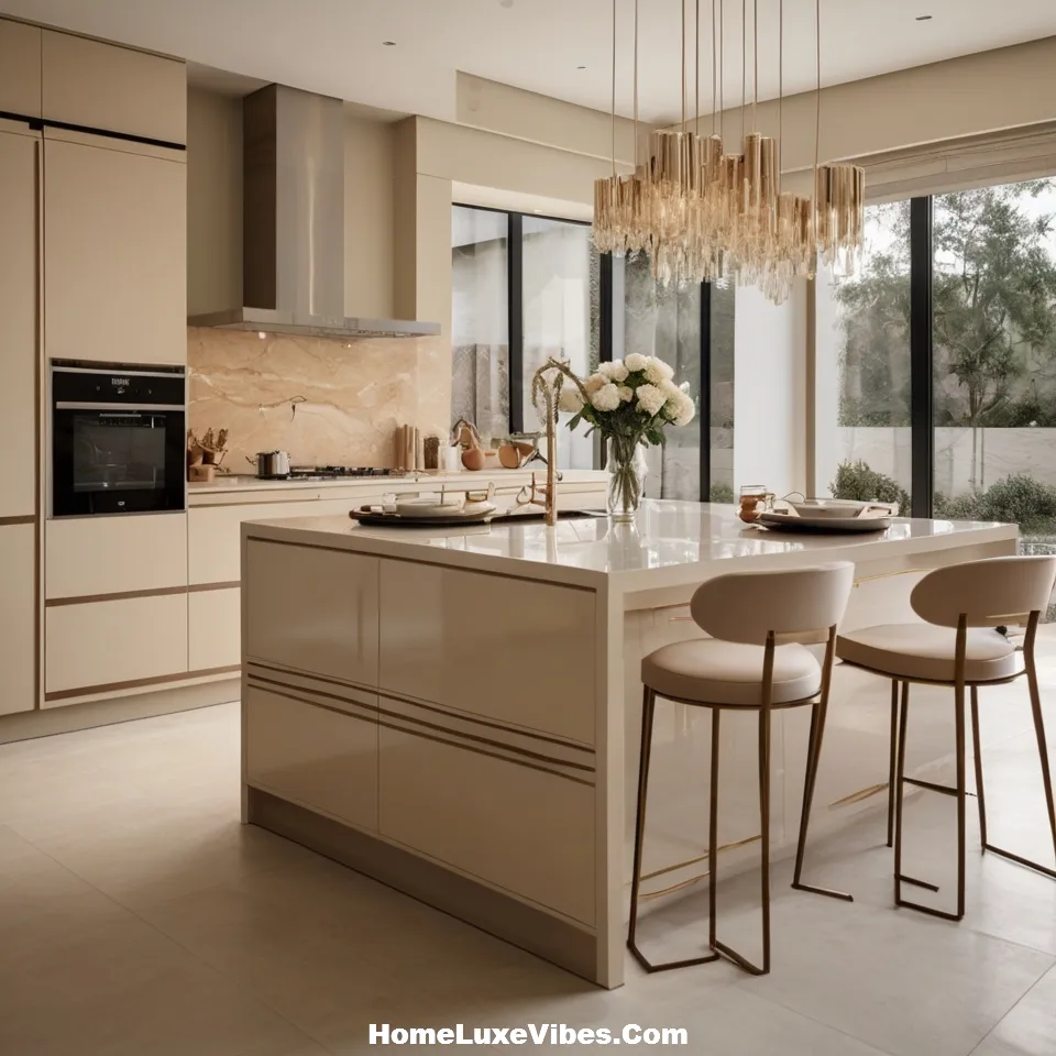 Neutral Luxury Kitchen Design

