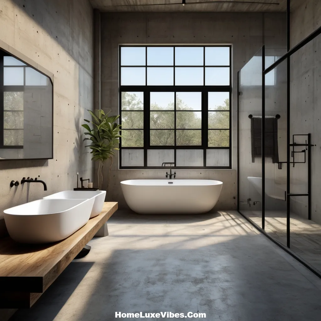 No Window Treatment Industrial Bathroom Style result No Window Treatment Industrial Bathroom Style