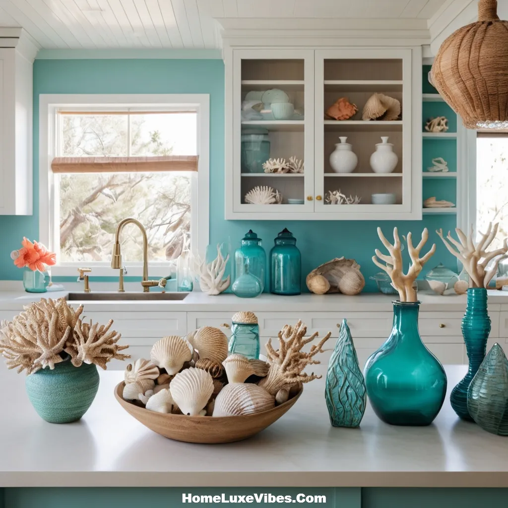 Ocean Kitchen Decor with Teal Accents and Marine Artwork result Ocean Kitchen Decor with Teal Accents and Marine Artwork