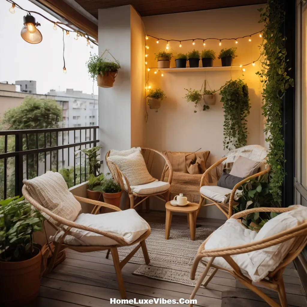 Outdoor Small Apartment Living Room Extension
