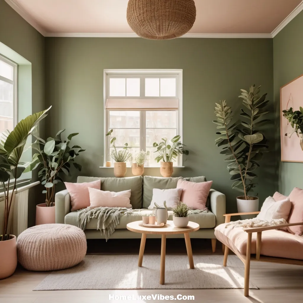 Pastel Living Room with Nature Inspired Palette result Pastel Living Room with Nature-Inspired Palette