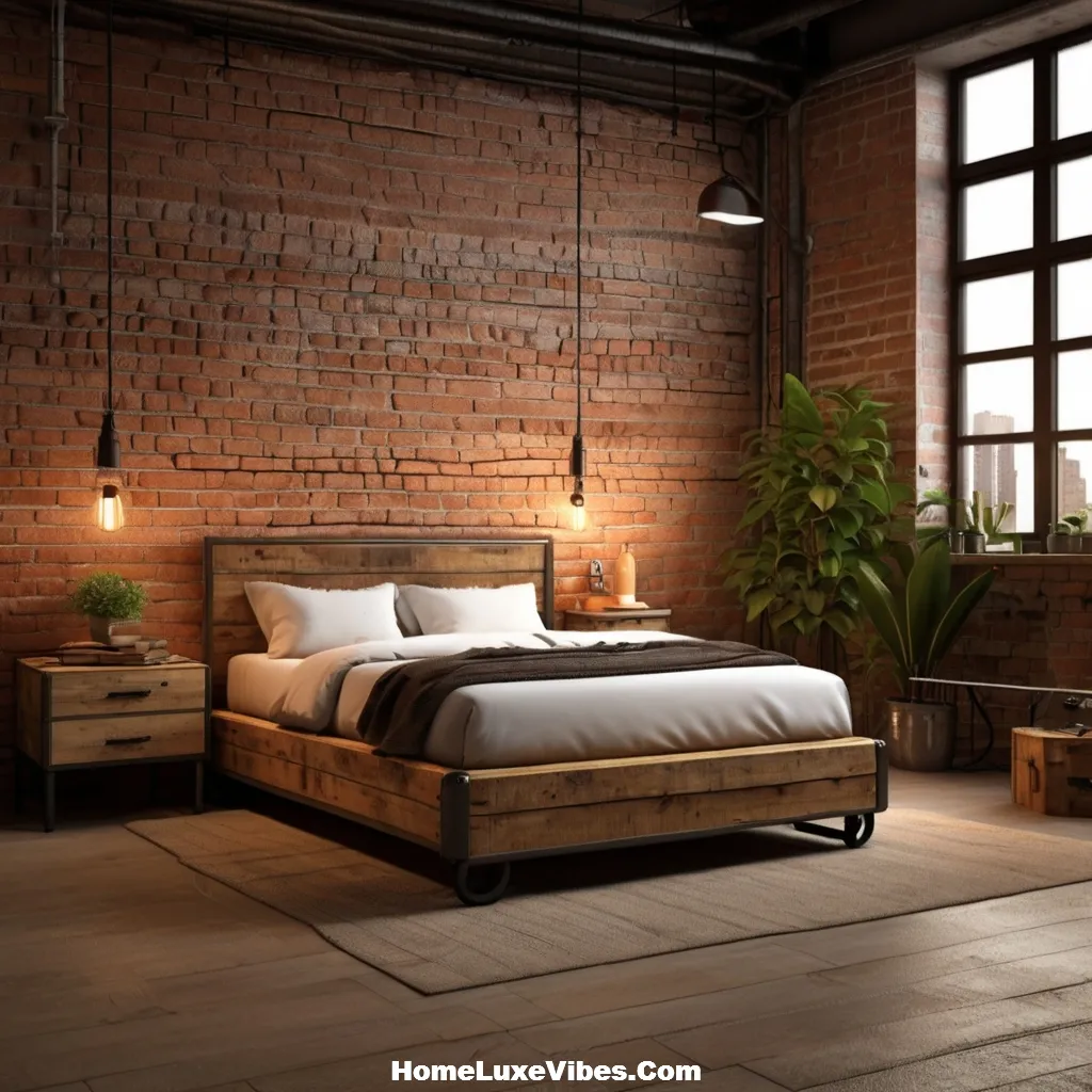 Reclaimed Materials in Industrial Bedroom – Sustainable Loft Design result Reclaimed Materials in Industrial Bedroom – Sustainable Loft Design