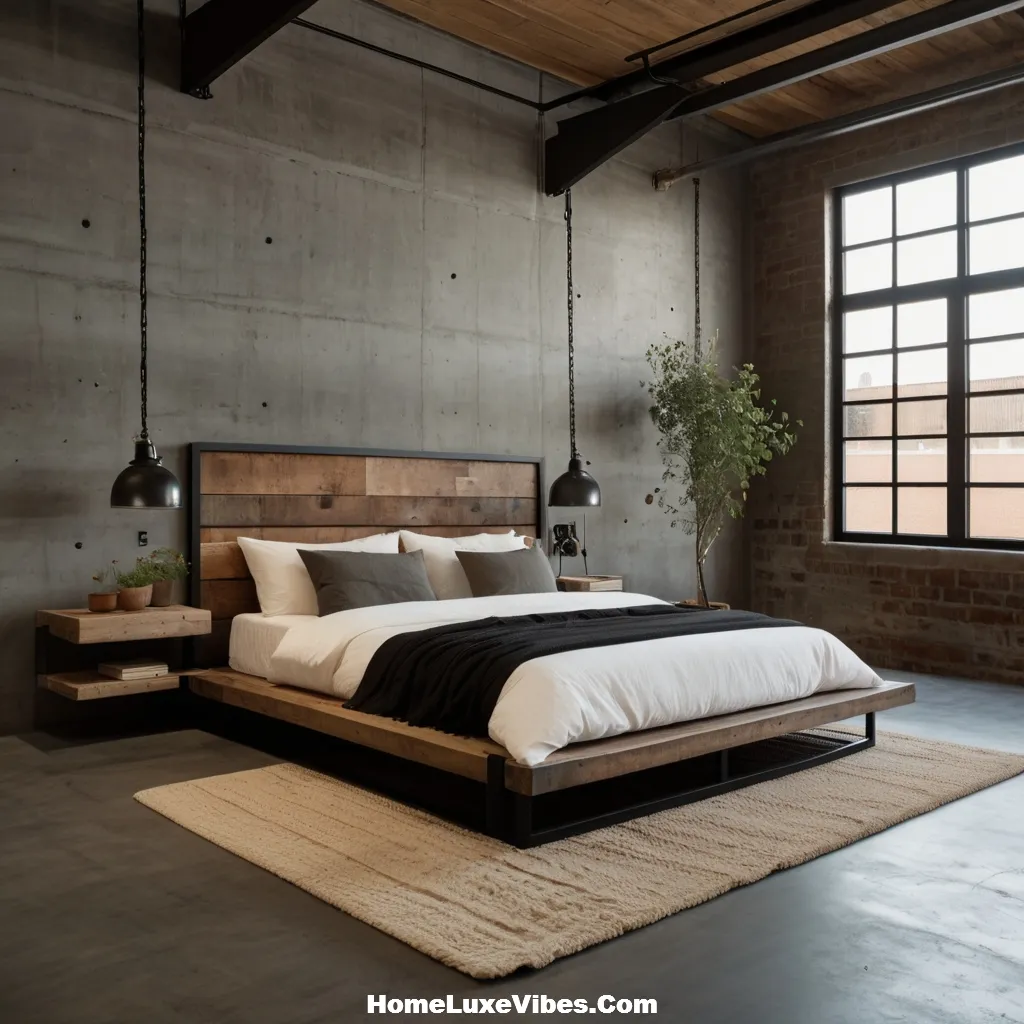Statement Industrial Headboard – Loft Bedroom Focal Point result Statement Industrial Headboard – Loft Bedroom Focal Point