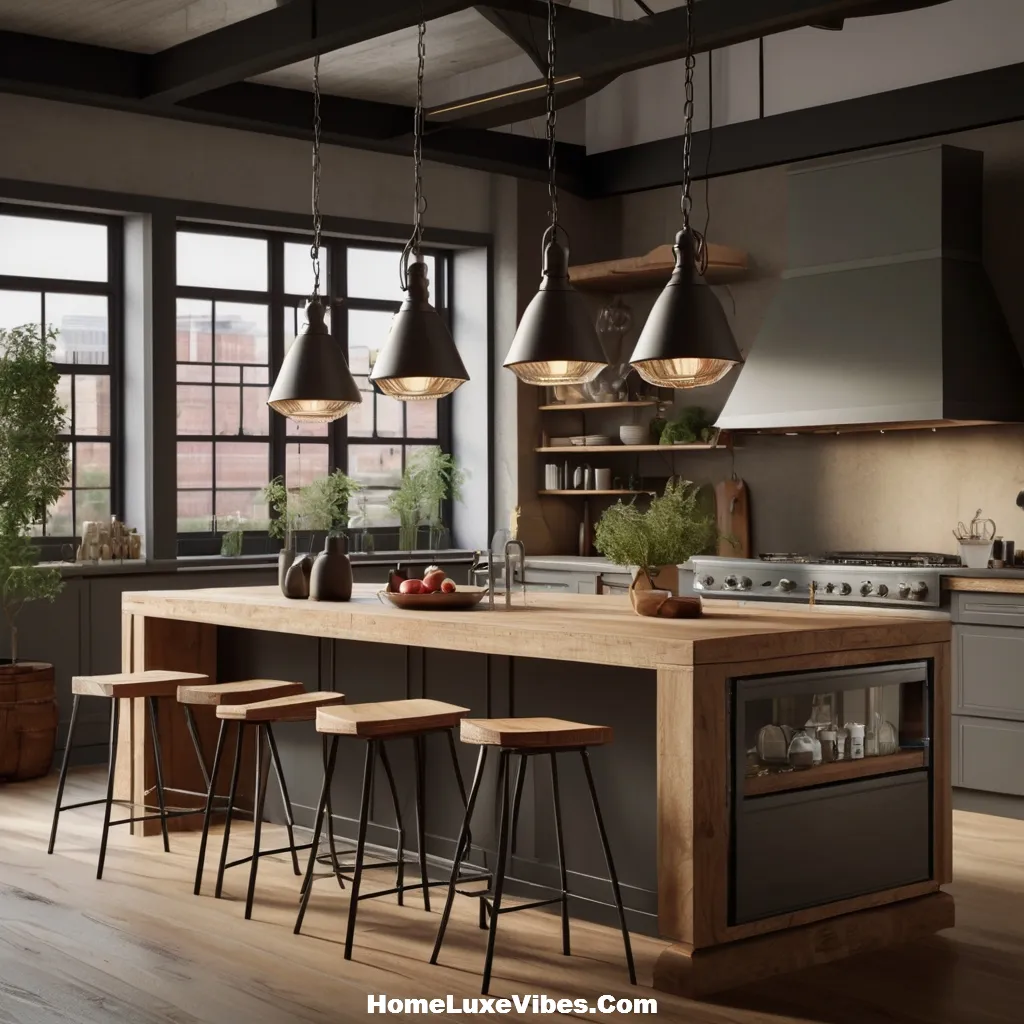 Statement Pendant Lighting Over Islands – Industrial Kitchen Design Inspiration result Statement Pendant Lighting Over Islands – Industrial Kitchen Design Inspiration
