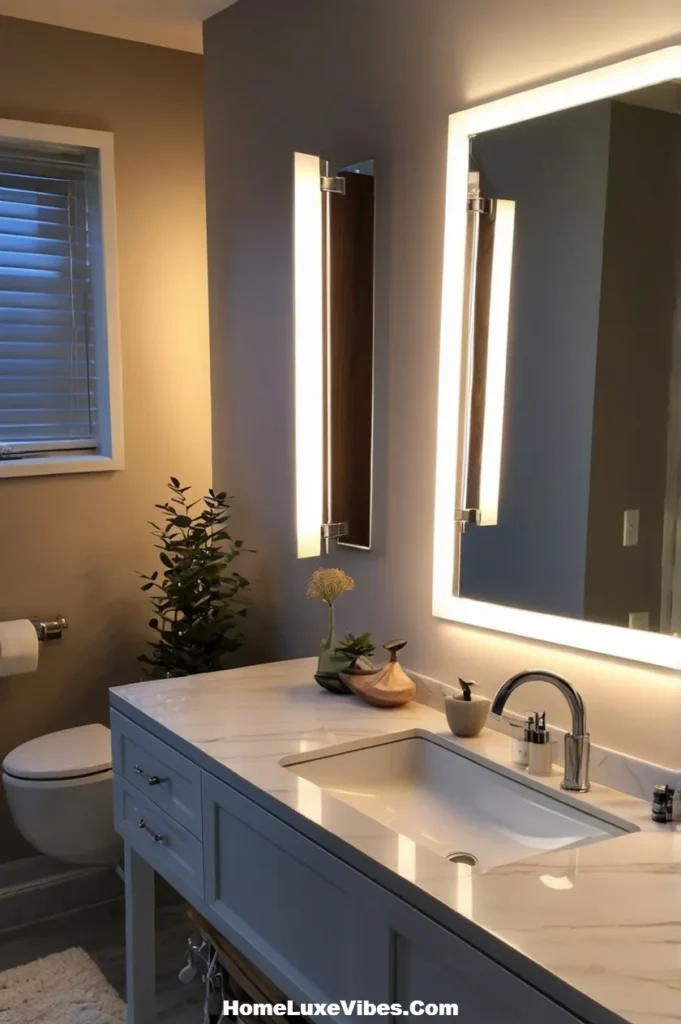 Task Lighting Bathroom Vanity Idea
