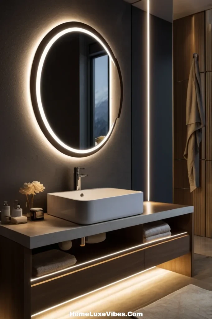Task-Oriented Bathroom Vanity Lighting

