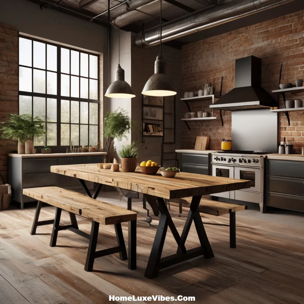 Weathered Wood Dining Tables – Industrial Kitchen Design Inspiration result Weathered Wood Dining Tables – Industrial Kitchen Design Inspiration