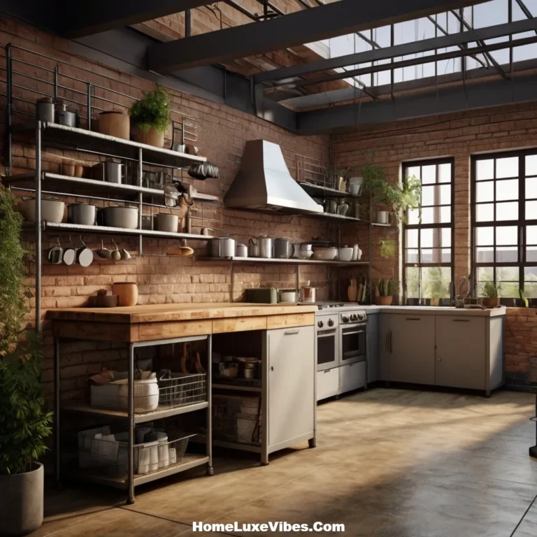 Wire or Cage Storage Units – Industrial Kitchen Design Inspiration