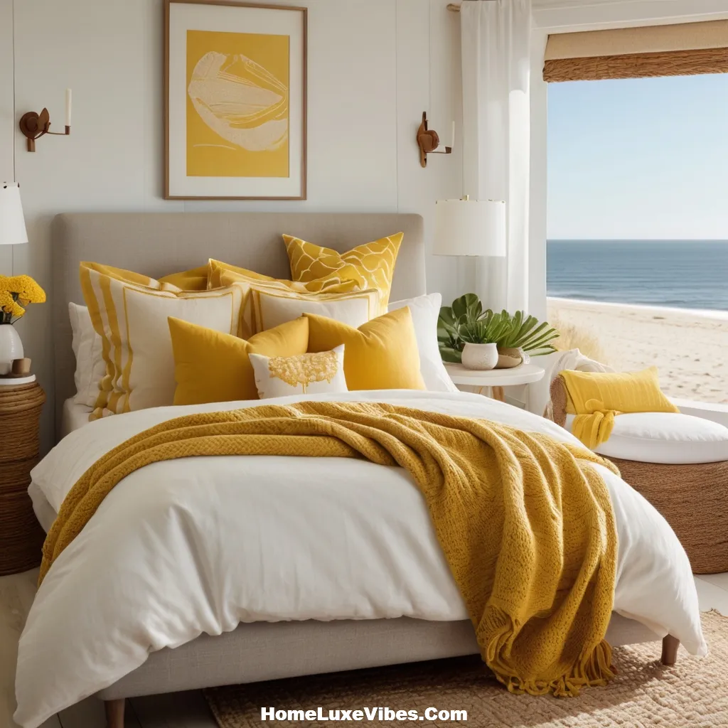 Yellow Accent Ideas for Bright Coastal Bedrooms result Yellow Accent Ideas for Bright Coastal Bedrooms