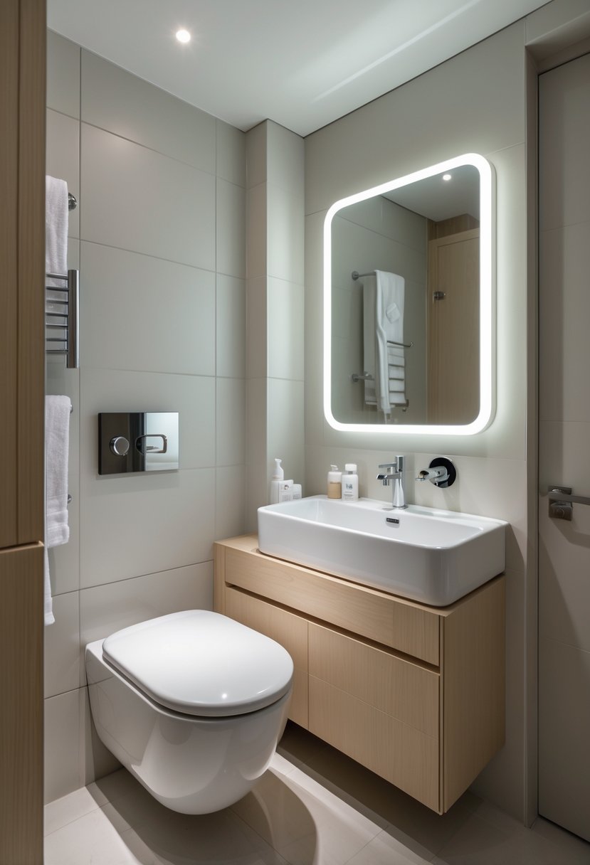 v2 11kn07 jaiti A small bathroom with a combined sink and toilet unit, showing an efficient use of space.