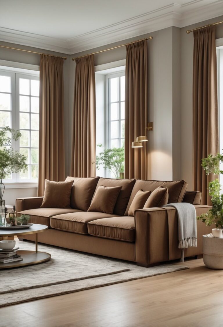 15+ Brown Sofa Living Room Ideas That Instantly Elevate Your Space