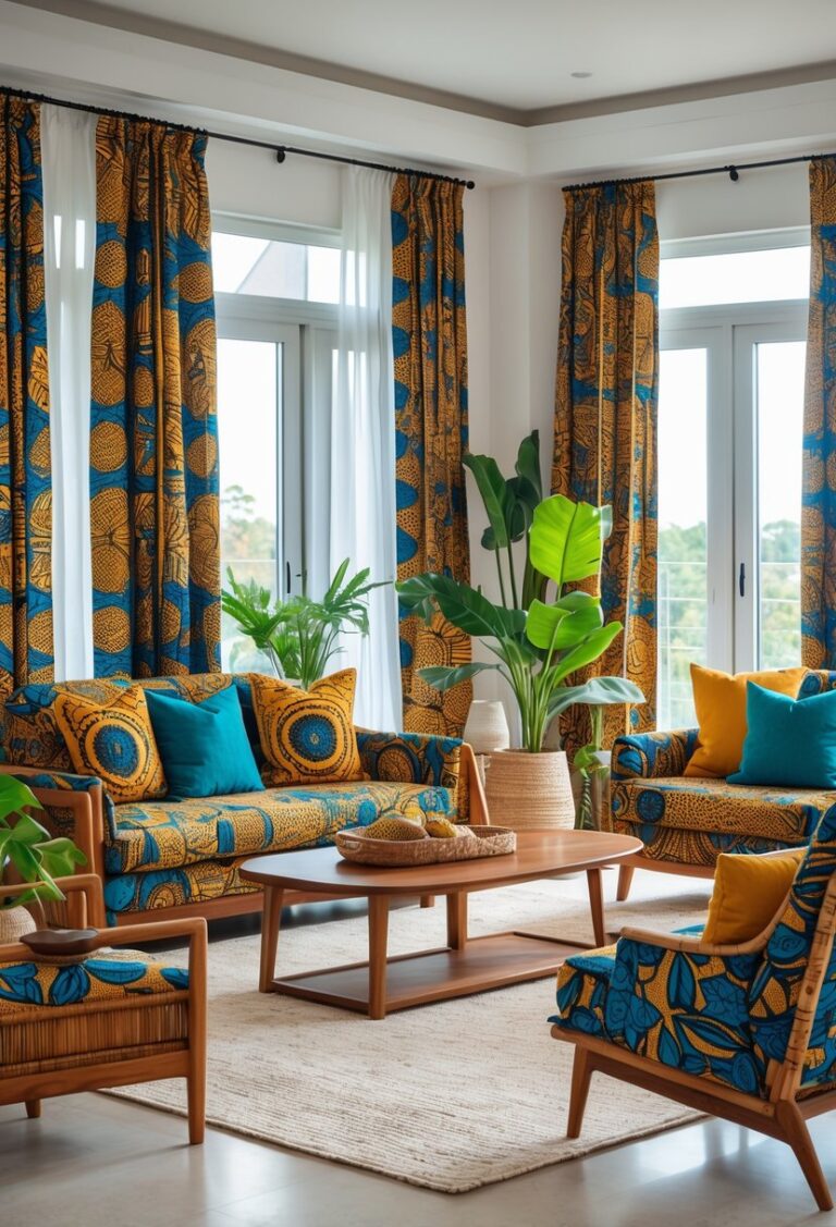 17+ Afrobohemian Living Room Ideas to Mix Global Textiles, Bold Color, and Laid-Back Elegance