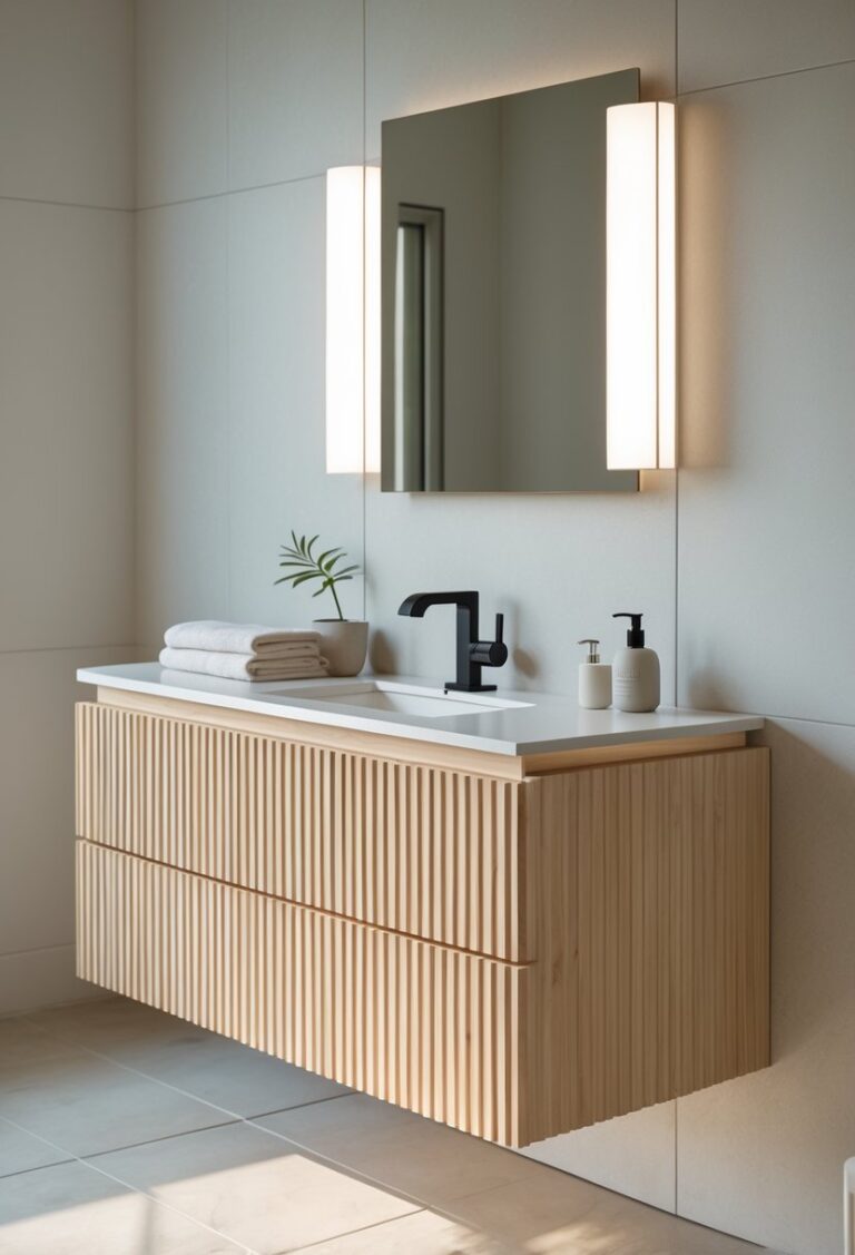 v2 17p6jw g5jjg 15+ Fluted Vanity Bathroom Décor Ideas to Elevate Your Space with Texture & Style