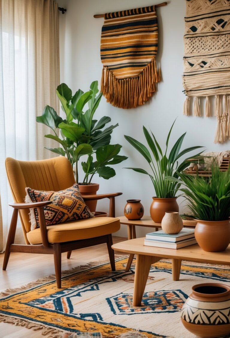 Your Perfect Blend: How to Mix Modern Boho & Mid-Century Modern Style (Without the Clash)