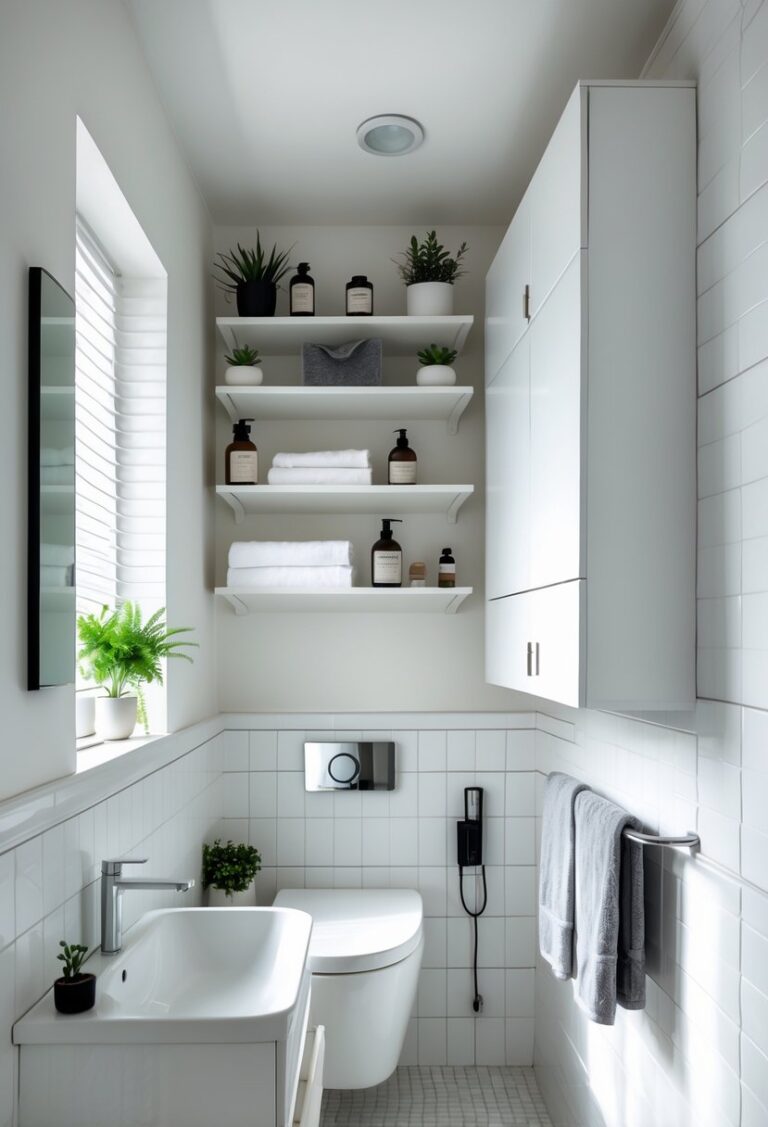 v2 18f4k7 wc1p5 No Reno, No Problem! 27 Genius Small Bathroom Storage Hacks You Can Do This Weekend